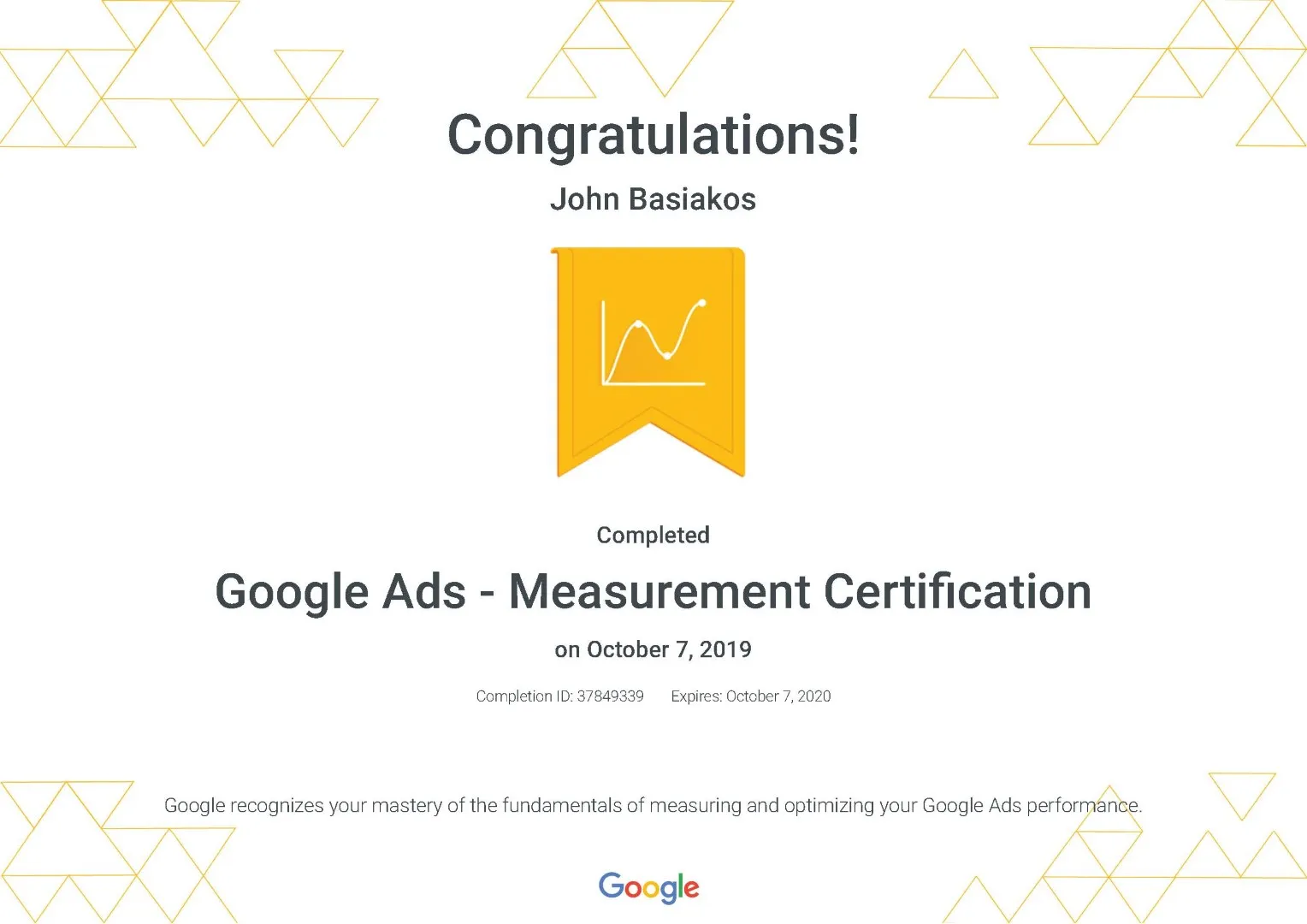 Google Ads Certificate