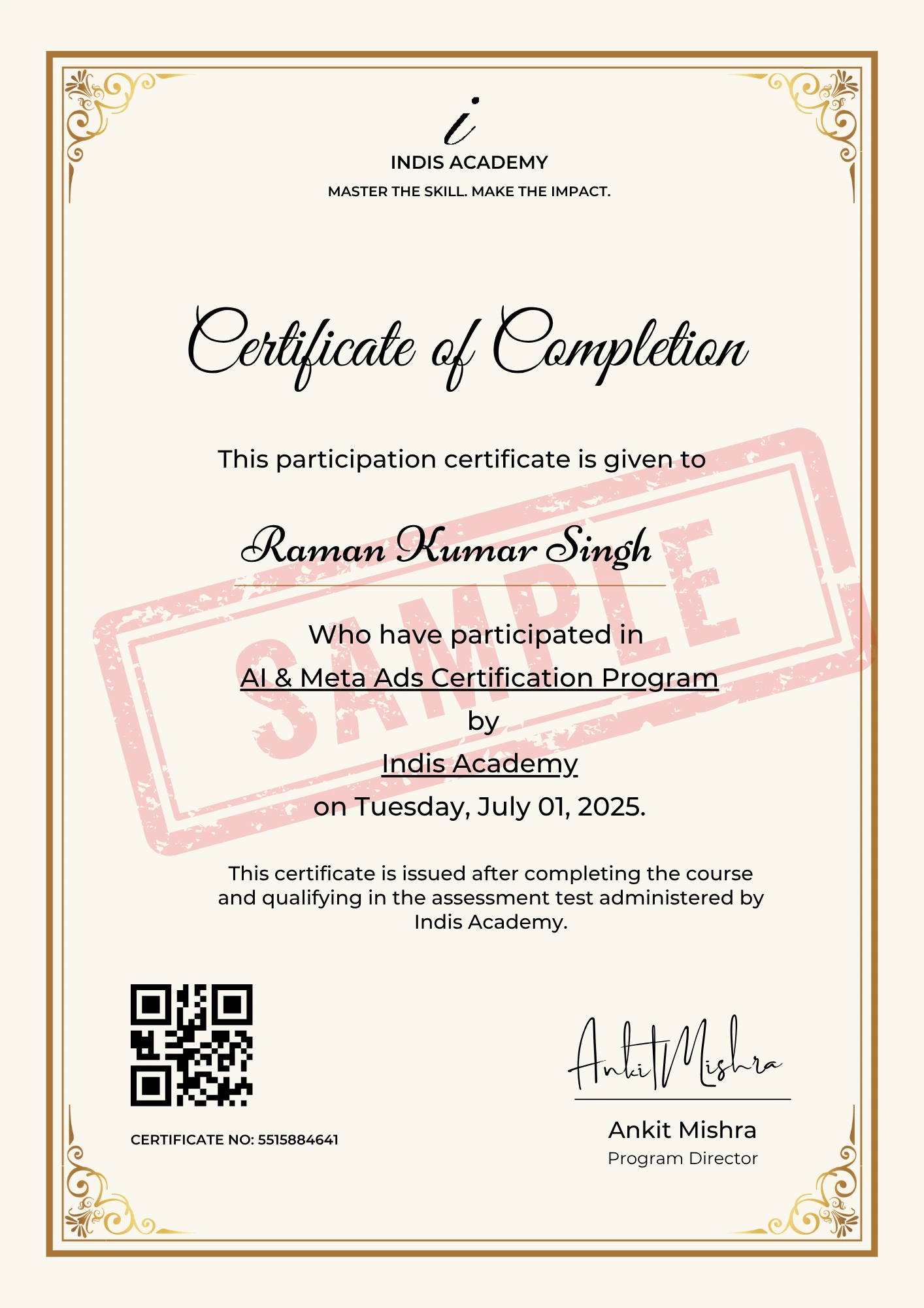 Meta Ads Certificate