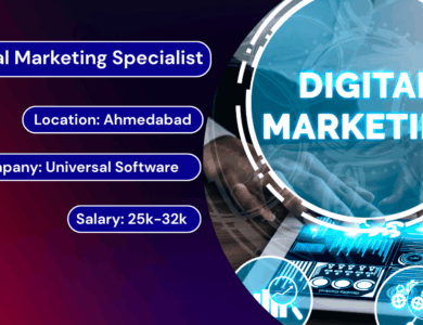 Apply Now Digital Marketing Specialist Vacancy at Universal Software, Ahmedabad