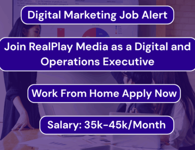 Join RealPlay Media as a Digital and Operations Executive – Work From Home Apply Now