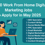 Top 10 Work From Home Digital Marketing Jobs to Apply for in May 2025