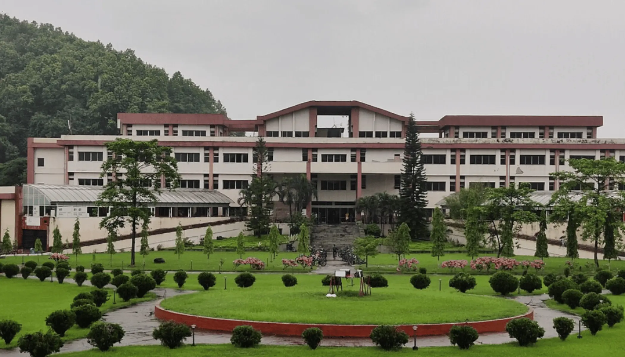 University campus background 2